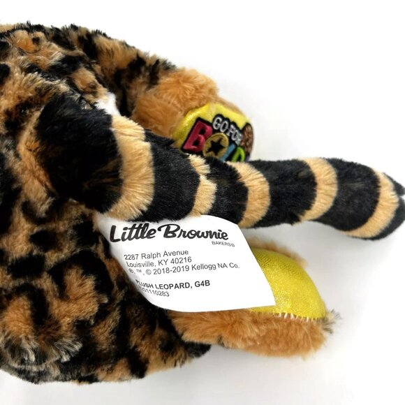 Girl Scout Little Brownie Bakers Leopard Plush Toy 2018-2019 Go for Bold - Picture 2 of 5